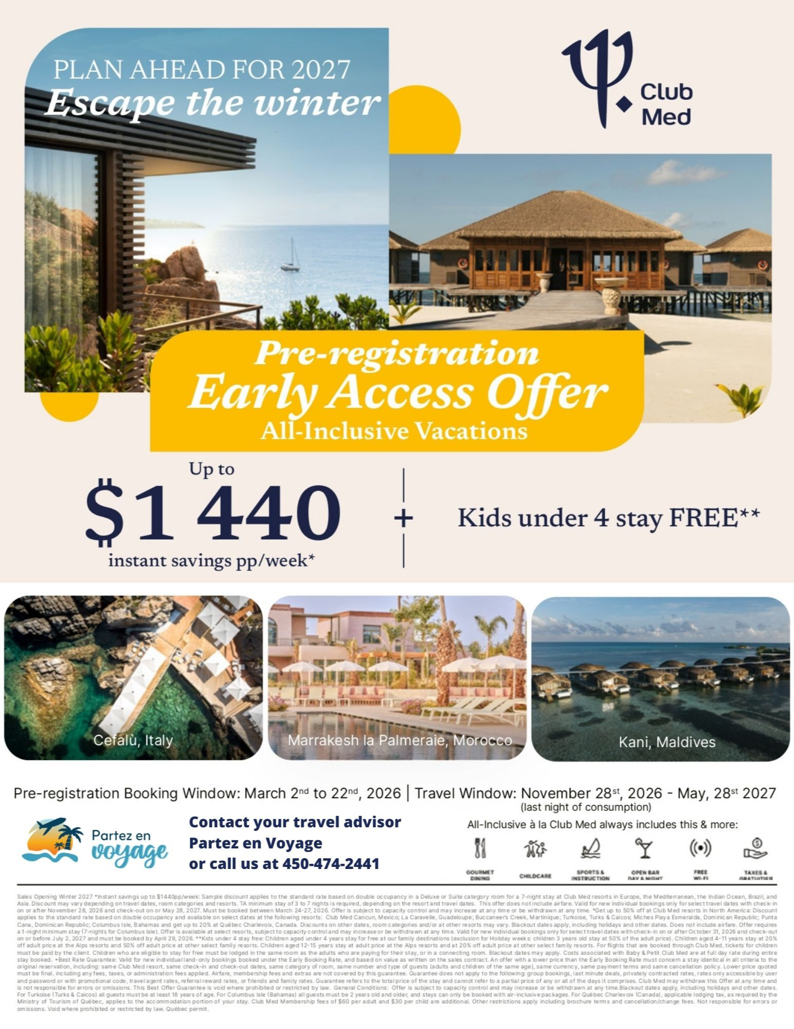 Club Med Promotion Flash Sale with Voyages Partez en Voyage