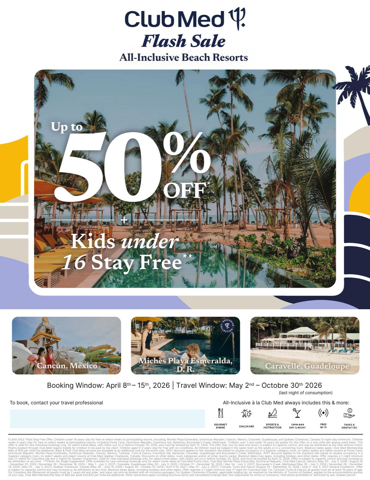 Club med Promotion discover new horizons with Partez en Voyage