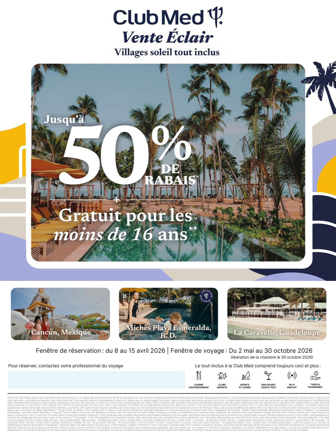 Promotion Club Med Découvrez des nouveaux horizons avec Partez en Voyage